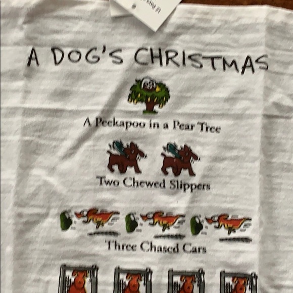 Twelve Days Of Dog Lovers Christmas Dish Towel - Picture 4 of 6